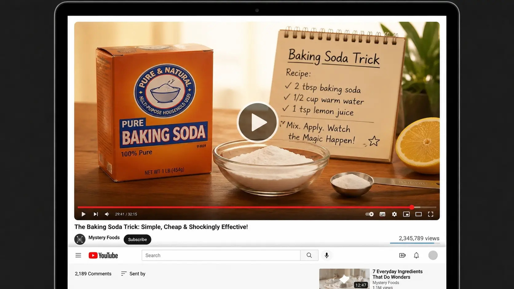 The Baking Soda Morning Shot — Free Presentation